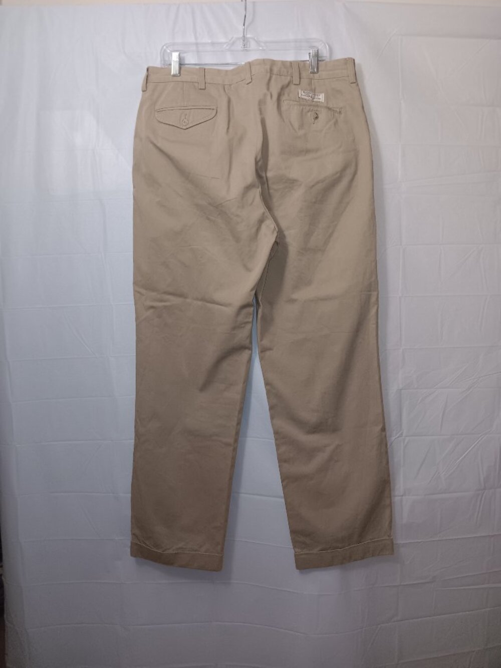 POLO RALPH LAUREN HAMMOND CUFFED HEM KHAKI PANTS - Picture 3 of 13